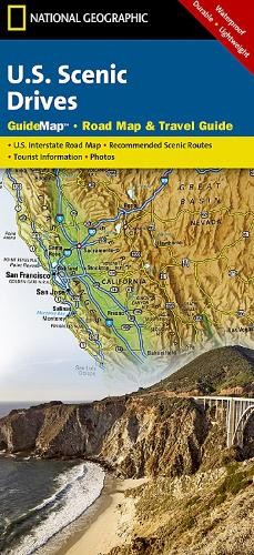 Nat Geo Maps U.S. Scenic Drives Map (Map)