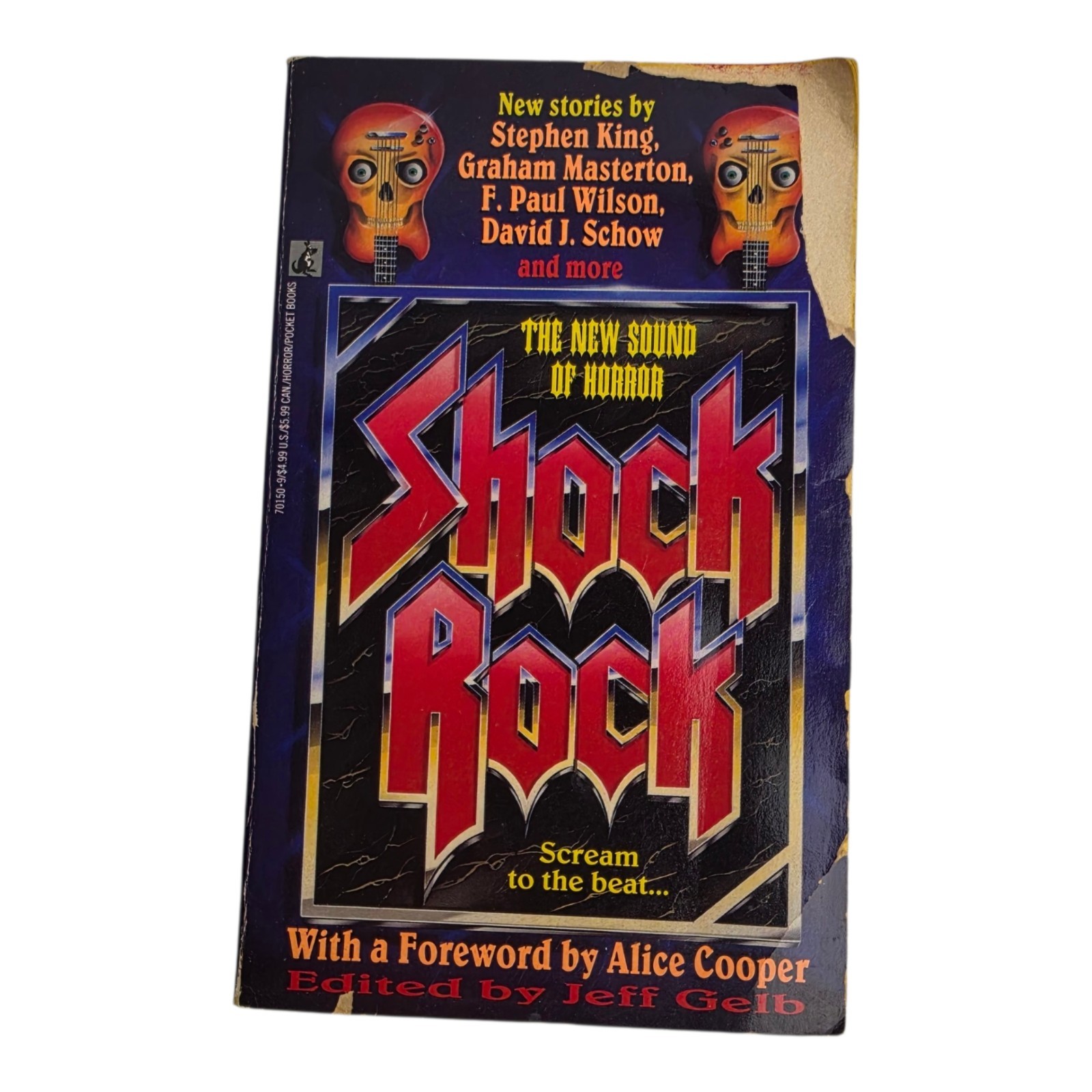 Shock Rock The New Sound Of Horror Jeff Gelb Alice Cooper Stephen King 1992