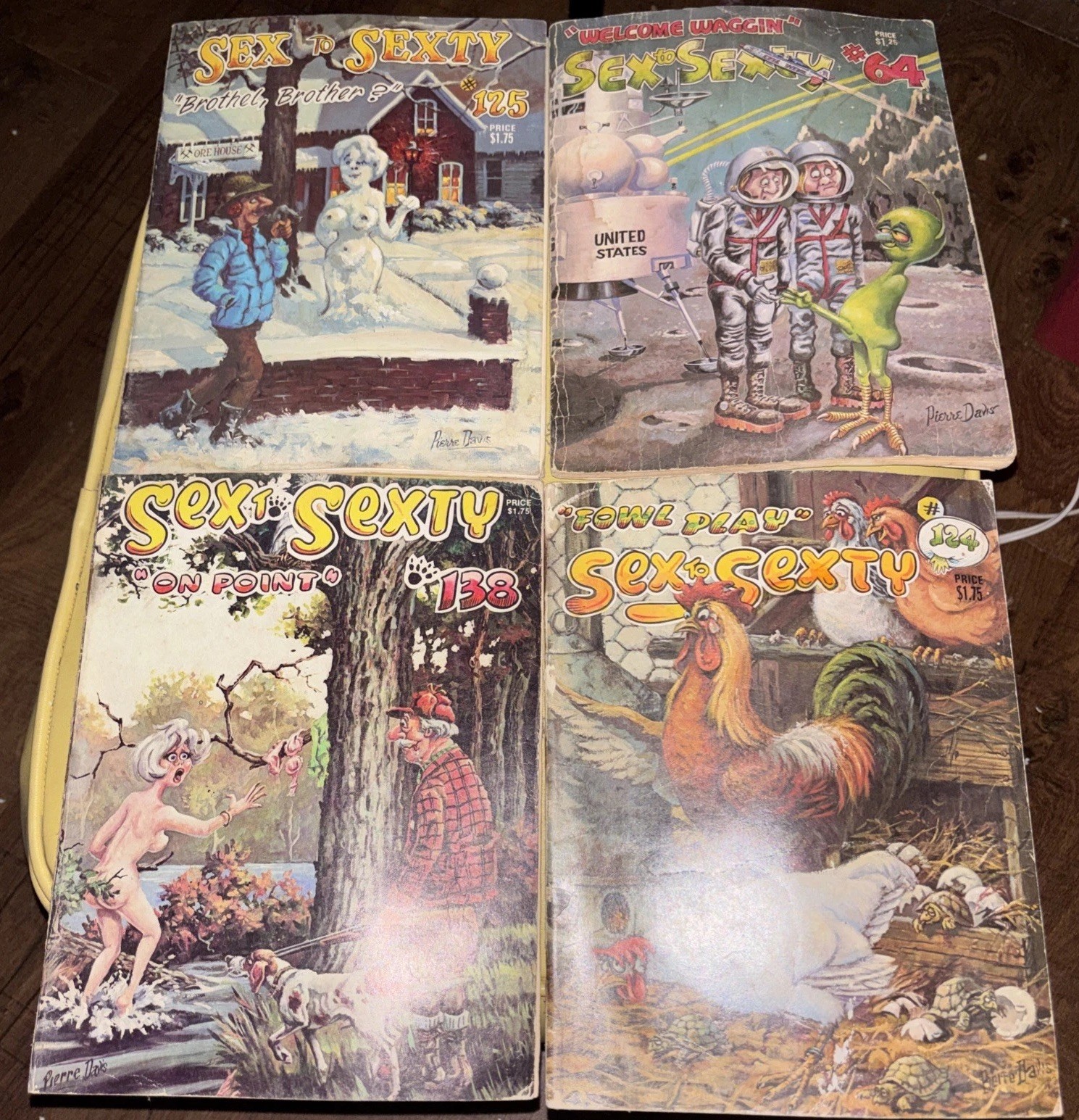 Sex To Sexty 4 Issue Lot Adult Comic Magazine Vintage