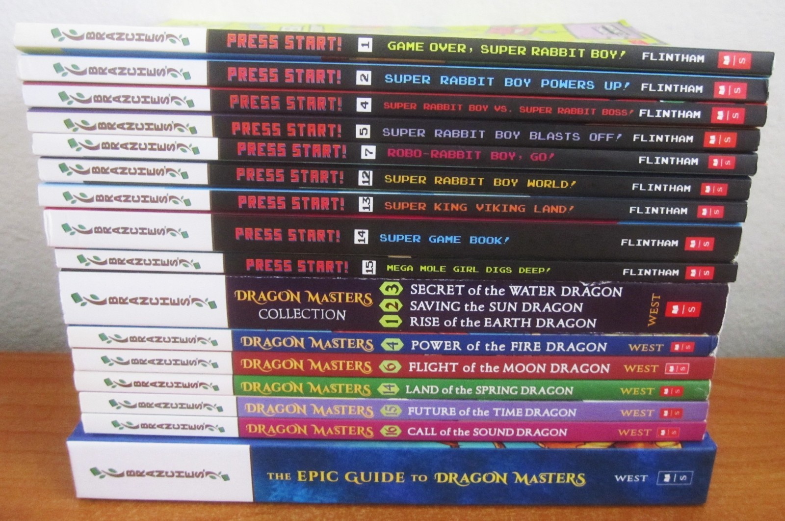 BRANCHES KIDS 19 STORIES BOOKS: DRAGON MASTERS and PRESS START