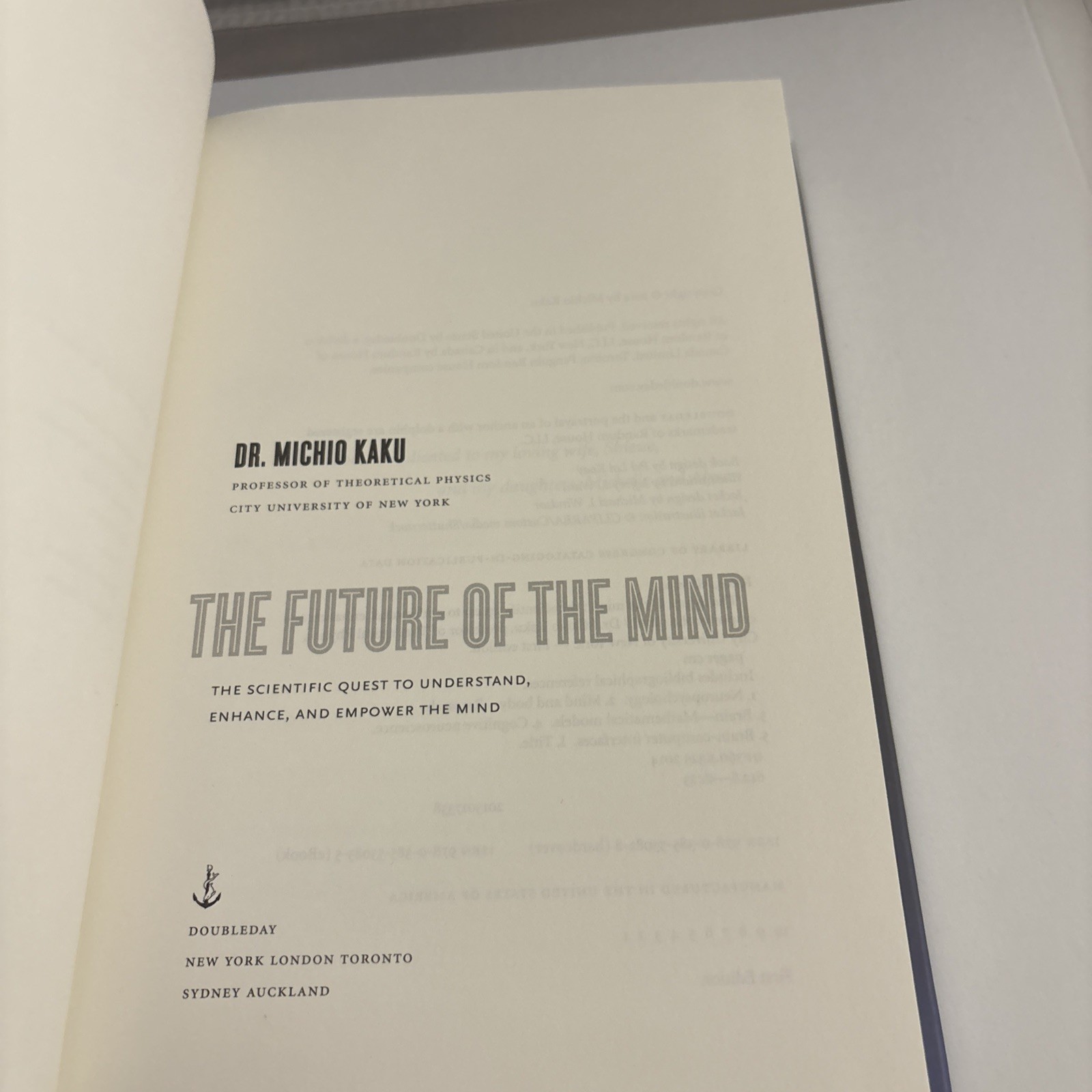 SIGNED The Future of the Mind by Michio Kaku, 2014 1st ed. Hardcover & DJ