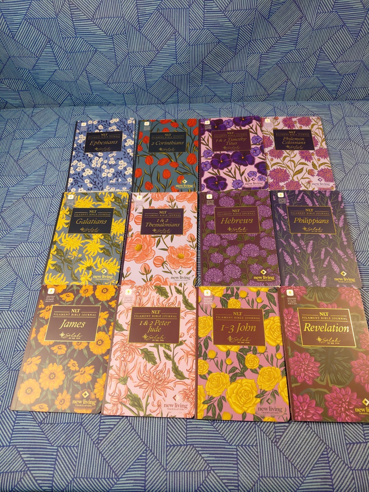 Lot Of 12 Nlt New Testament Filament Bible Journals Unused