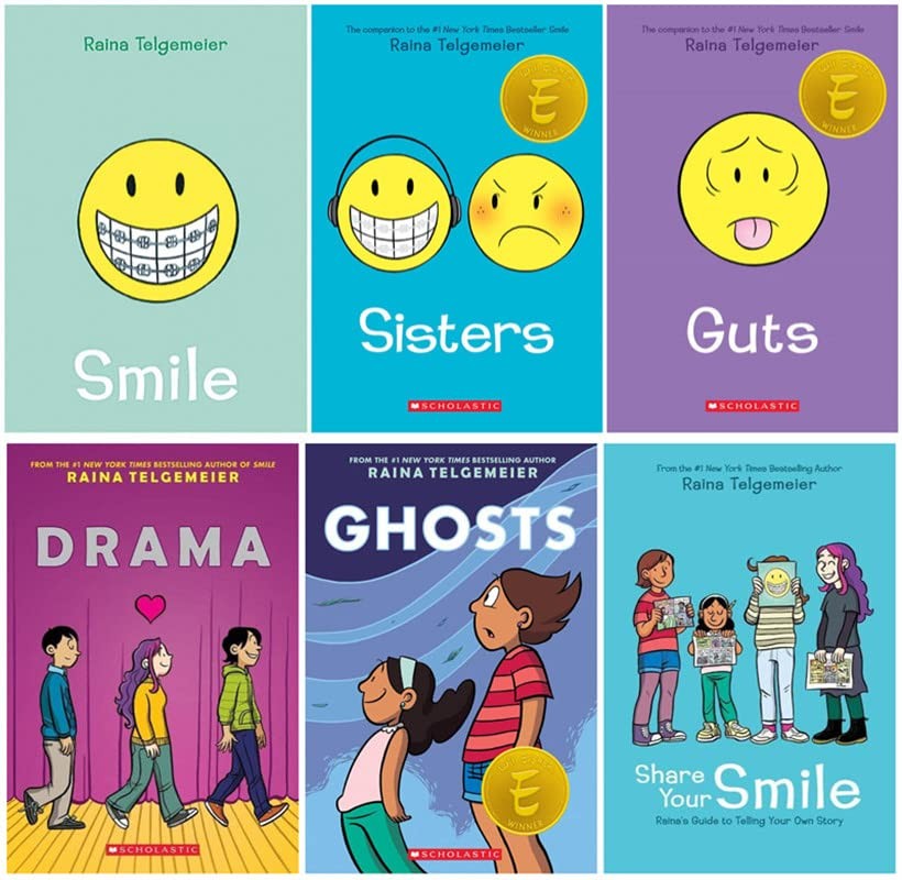 Raina Telgemeier Bestselling 6 Books Collection