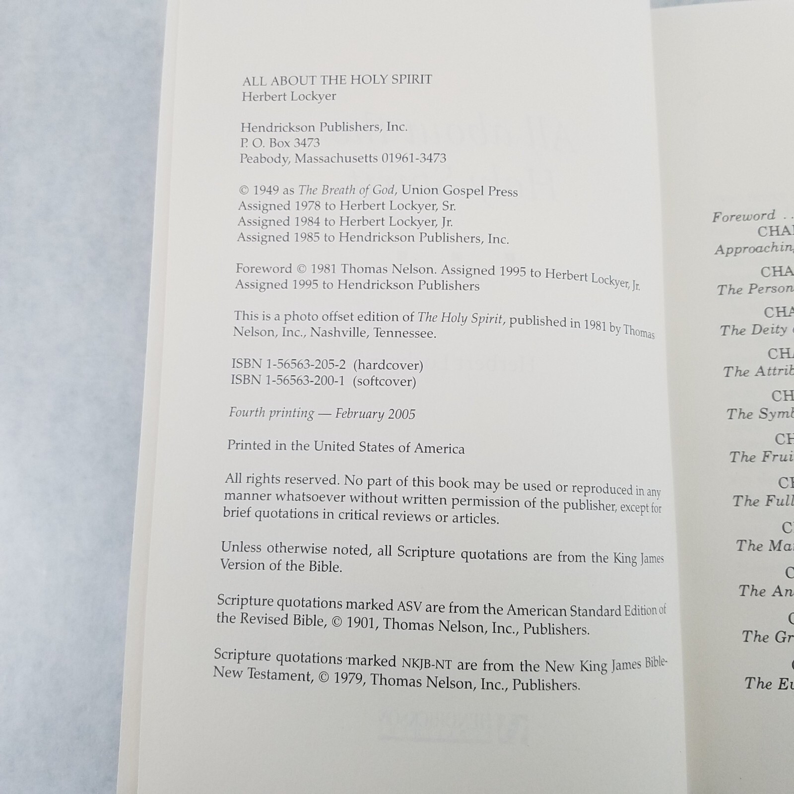 ALL ABOUT THE HOLY SPIRIT – Hardcover by Herbert Lockyer