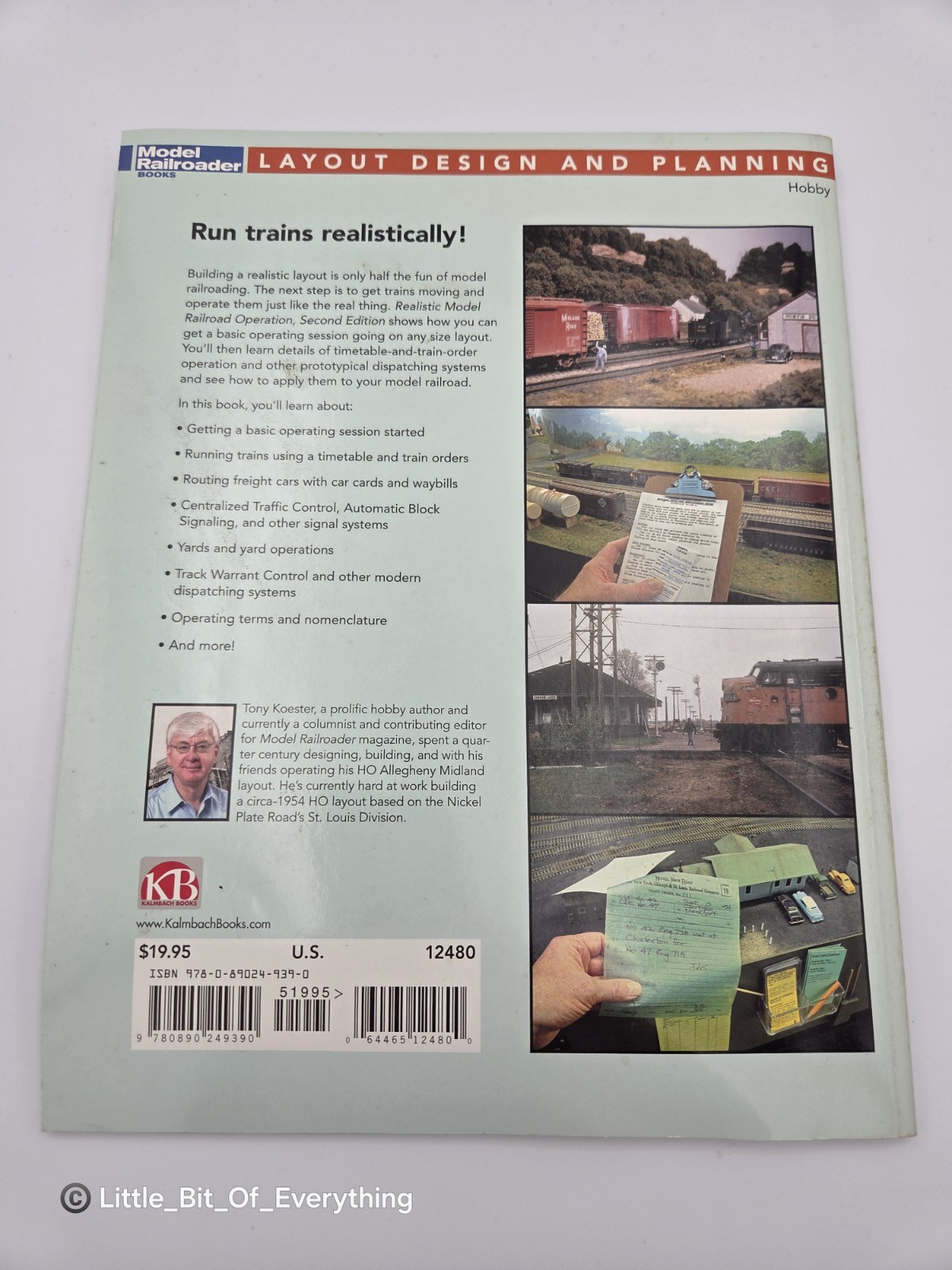 Realistic Model Railroad Operation – Second Edition (Tony Koester) – Kalmbach