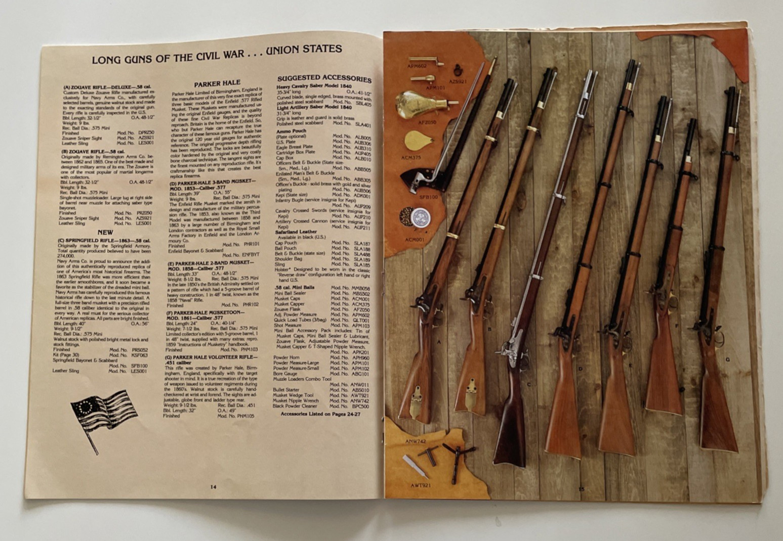 Navy Arms Company 25th Silver Anniversary Catalog 1982 W/List Price Included
