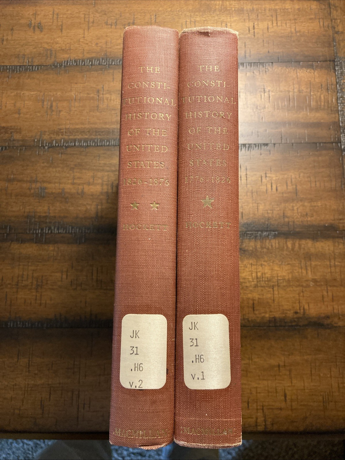 The Constitutional History of the United States 2 vol 1776-1826 [and] 1826-1876