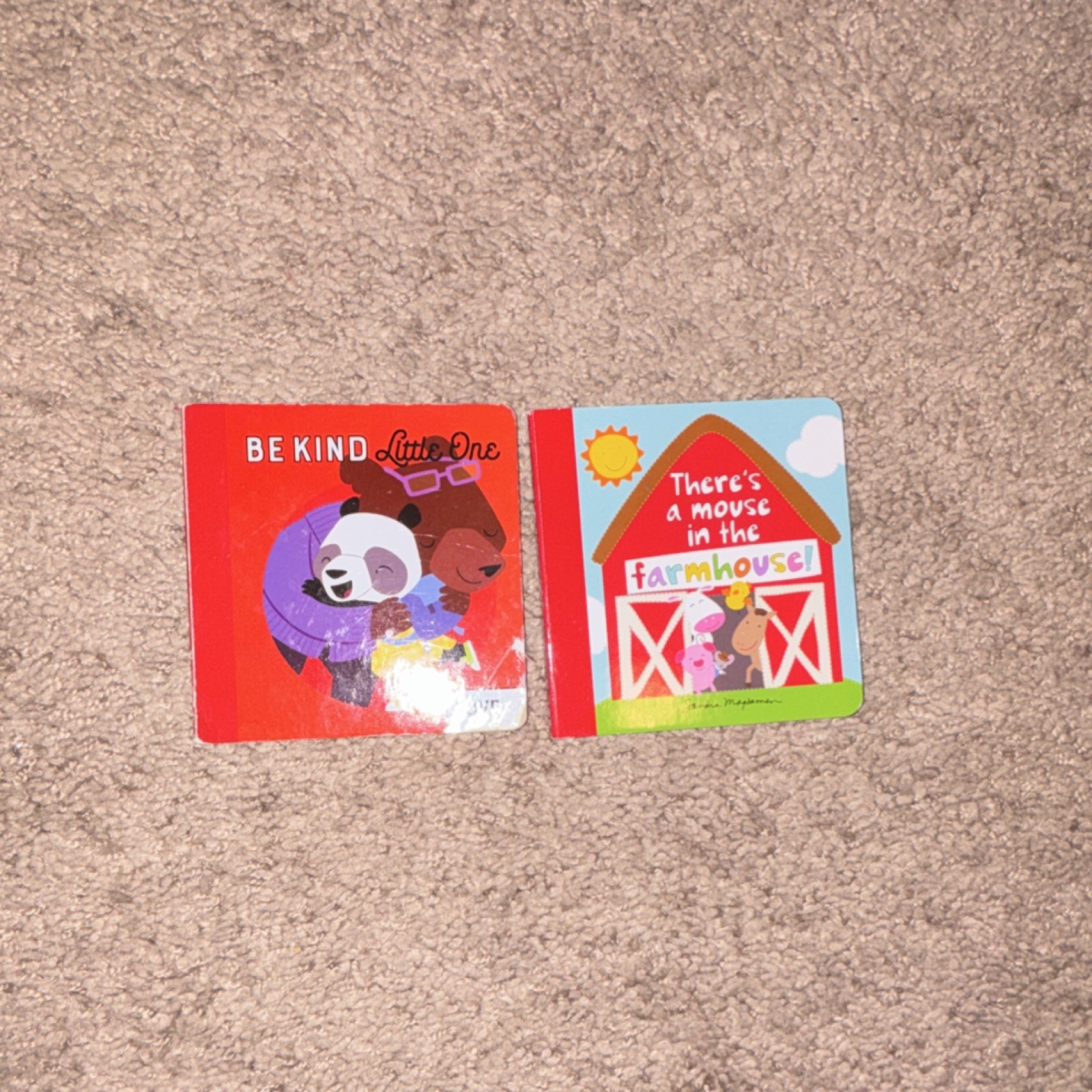 Mudpuppy English Board Book Lot 2: Be Kind Little One: Love & Mouse Farmhouse