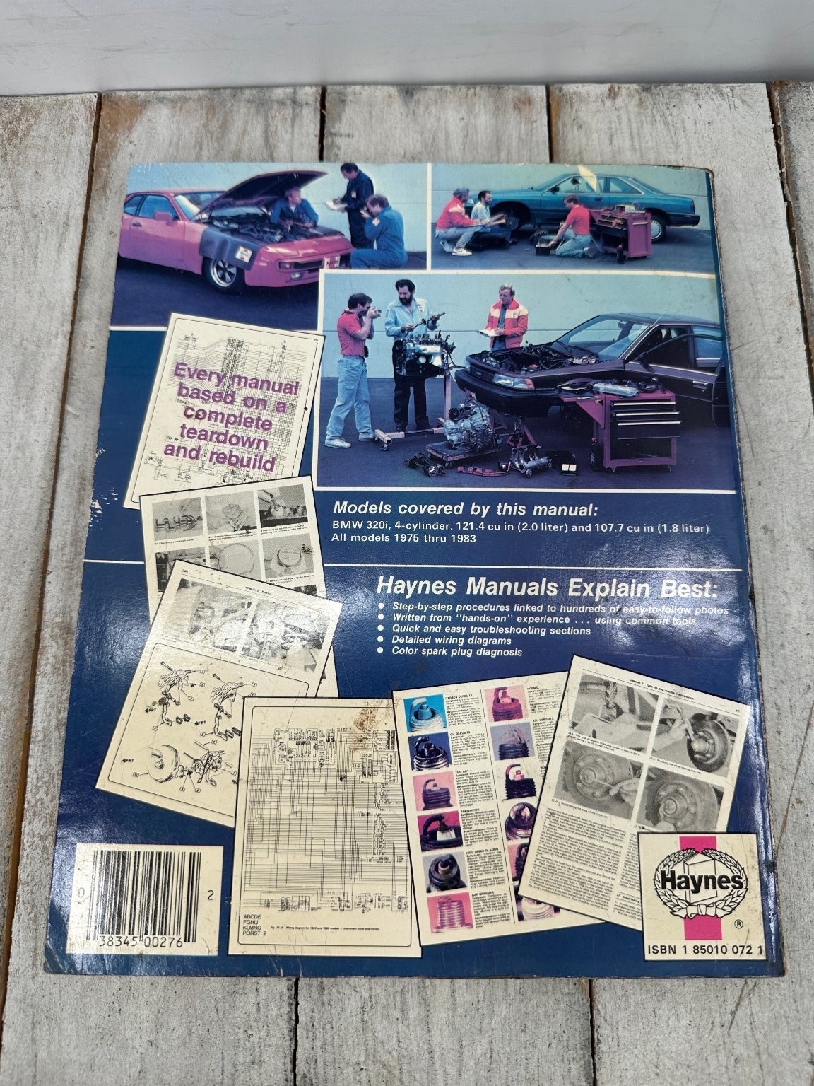 BMW 320i Haynes Automotive Repair Manual 1975-1983 1.8L 4-Cyl