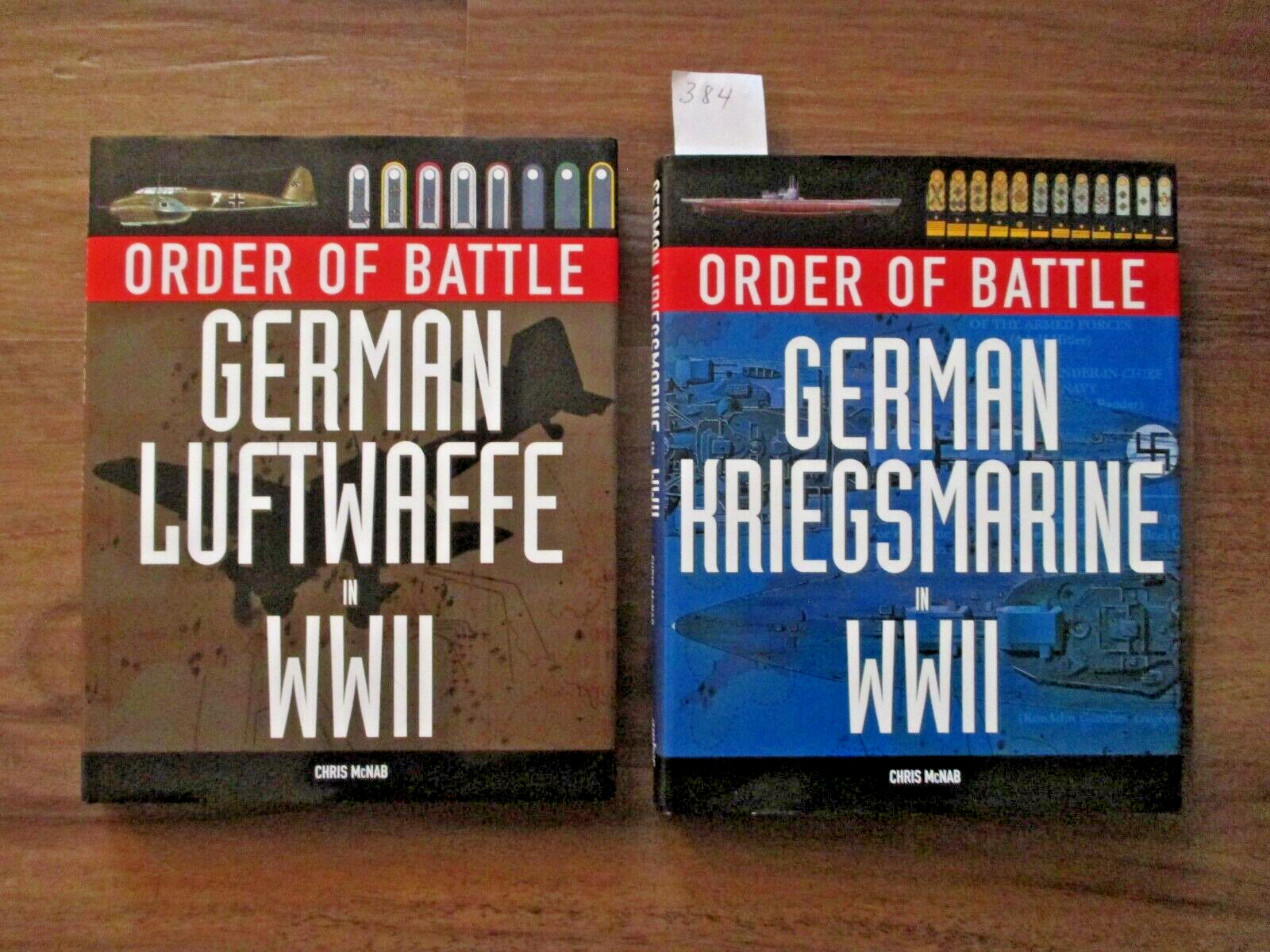 TWO ORDER OF BATTLE BOOKS BY CHRIS McNAB.