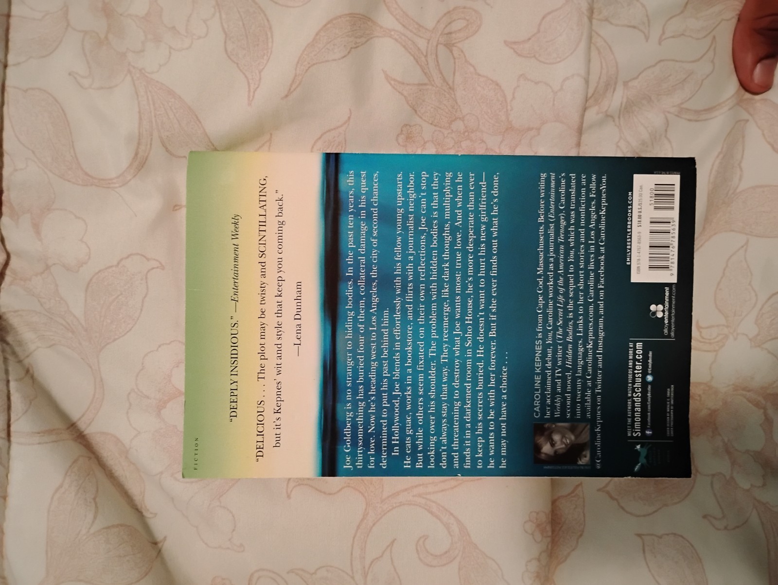 Caroline Kepnes Hidden Bodies Paperback Simon & Schuster Thriller Novel