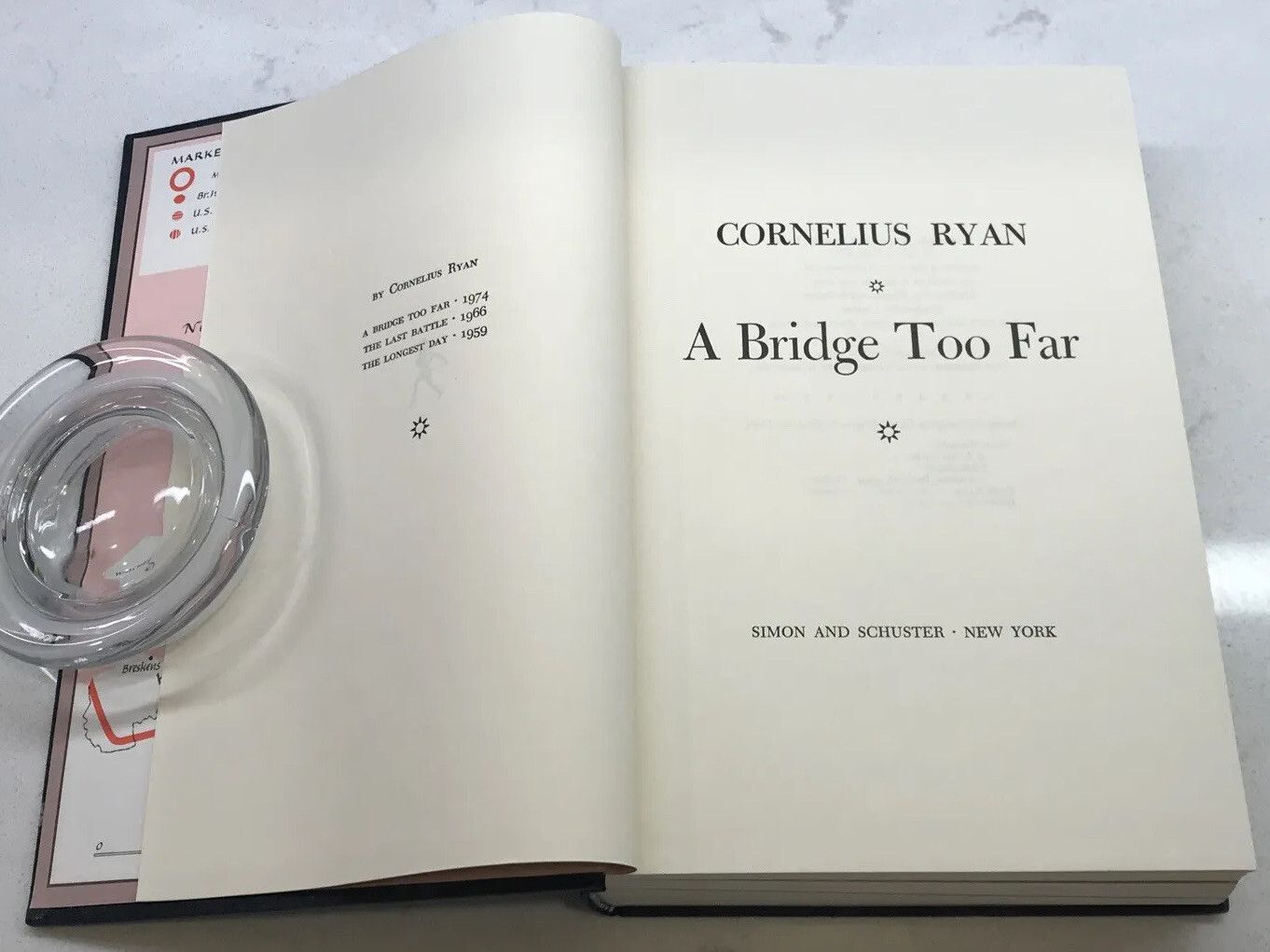 A Bridge Too Far by Cornelius Ryan – 1974 Hardcover 1st Ed 1st Printing WWII