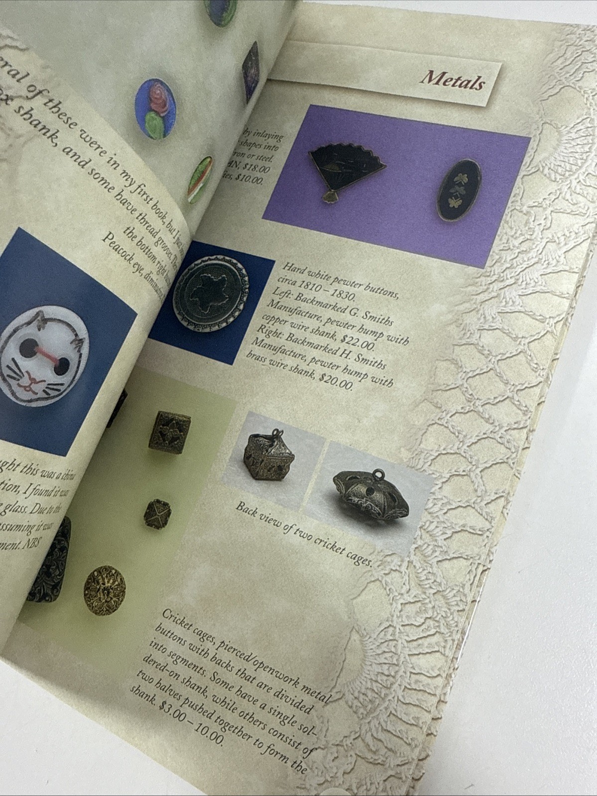 Antique & Collectible Buttons Identification & Values Vol. 2 by Debra Wisniewski