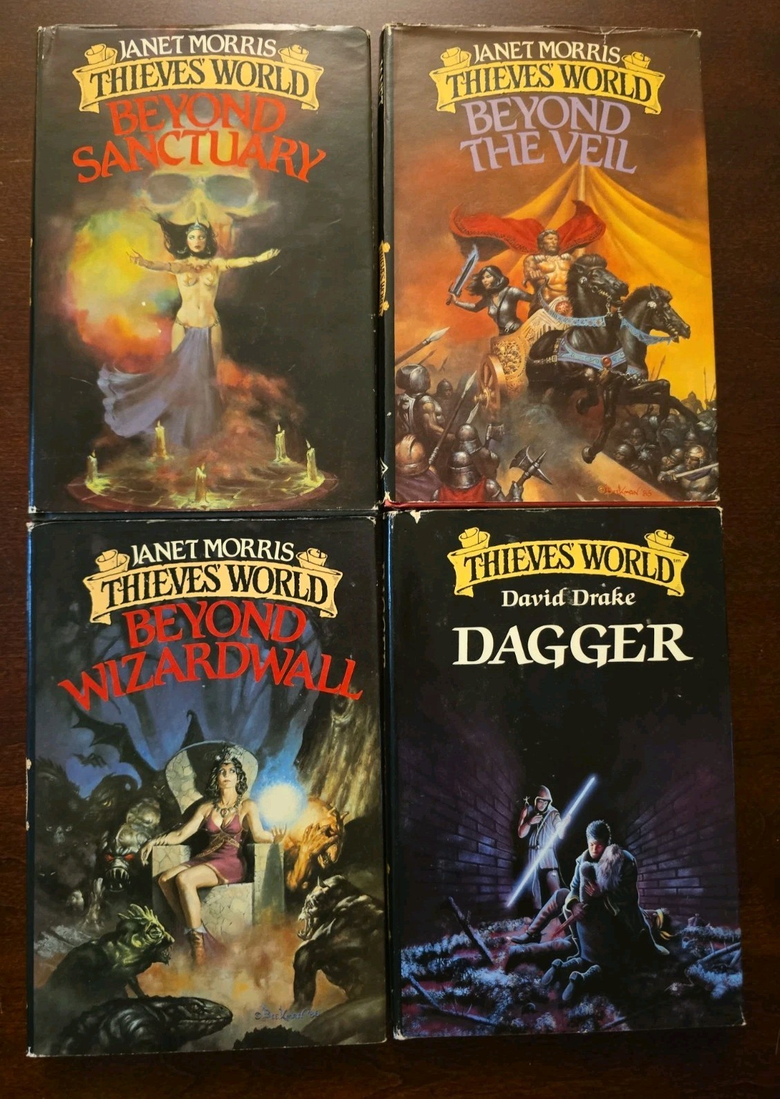 Thieves’ World Lot of 4 HC Morris & Drake – Sanctuary, Veil, Wizardwall, Dagger