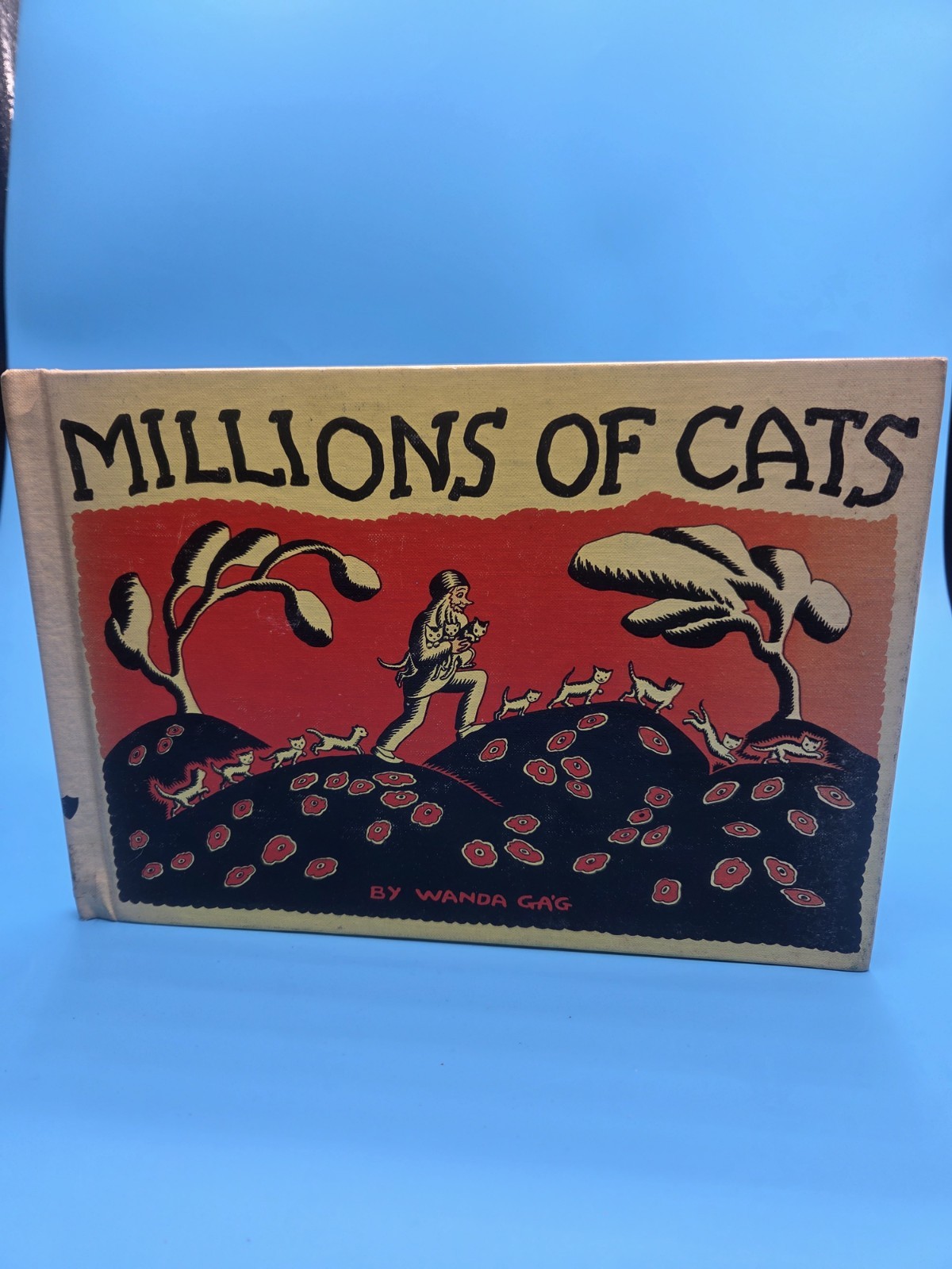 RARE 1928 45th Impression MILLIONS OF CATS Wanda Ga’g, Hardcover misprint