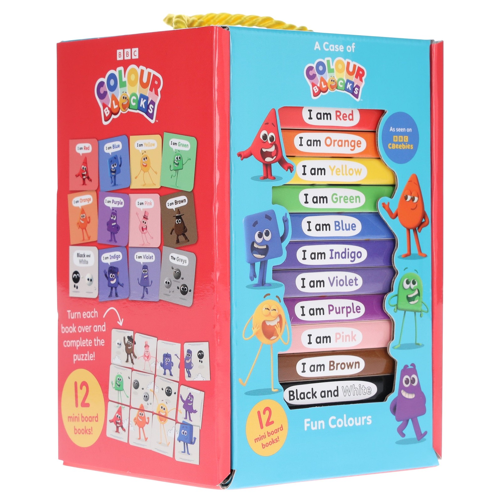 A Case of Colourblocks 12 Mini Books Box Set – Ages 0-5 – Board book