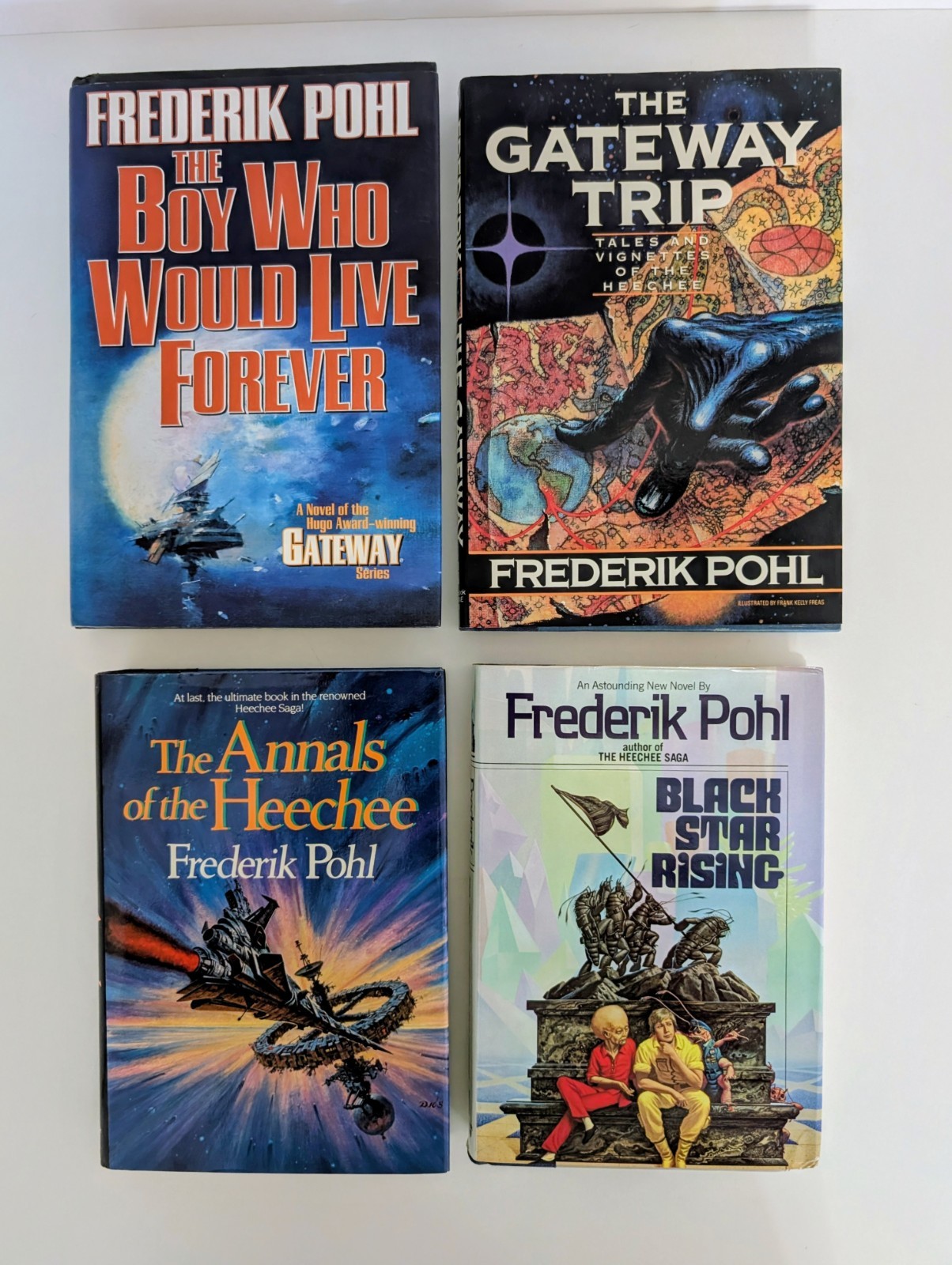 Frederik Pohl HC Sci-Fi Lot 4 Gateway Heechee Black Star Rising