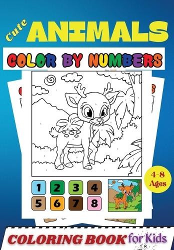 Penelope Moore Cute Animals COLOR BY NUMBERS Coloring Bo (Paperback) (UK IMPORT)
