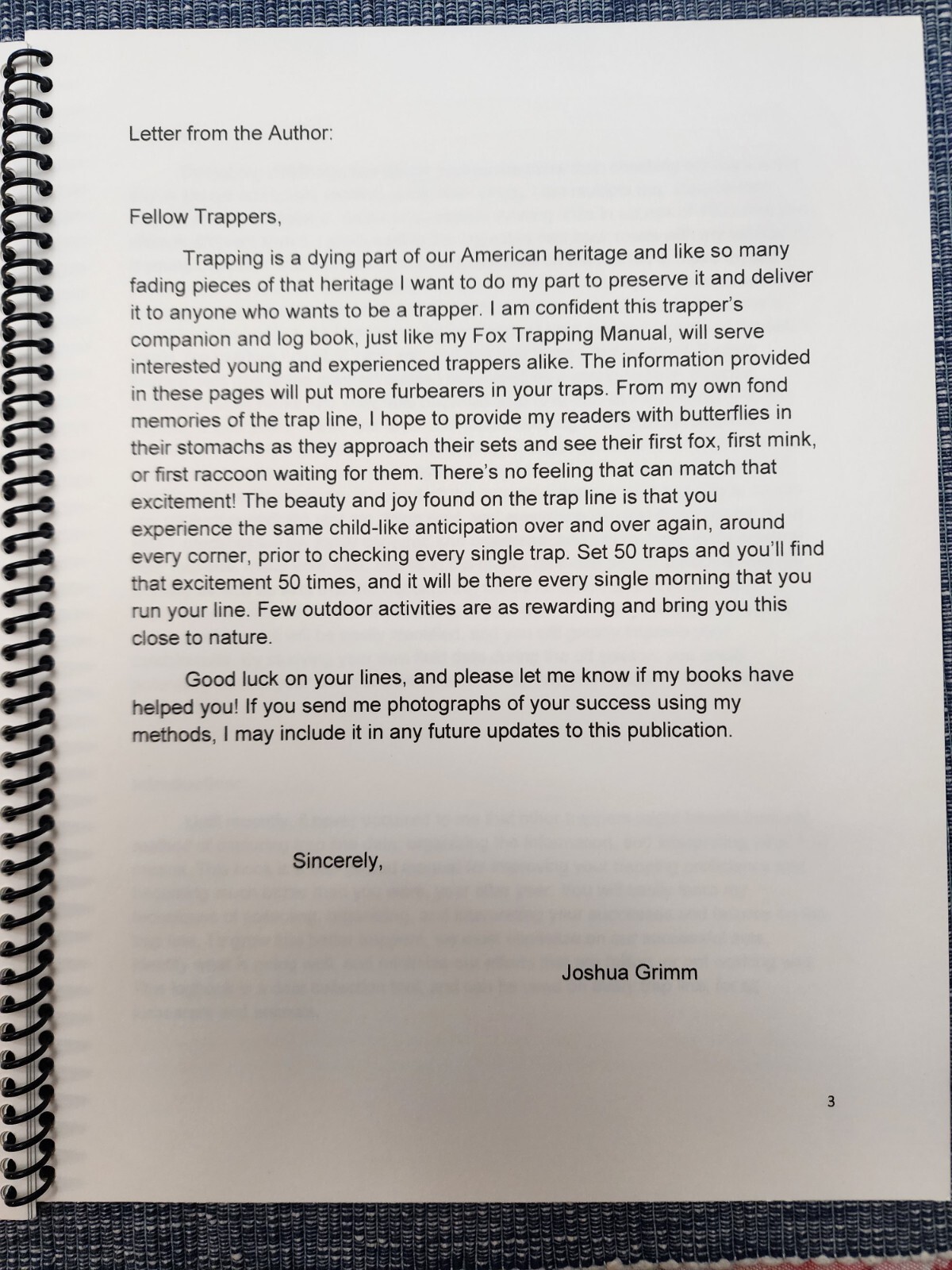 Combo Book Set! Fox Trapping Complete Course Book and Trapping Logbook ~ New!