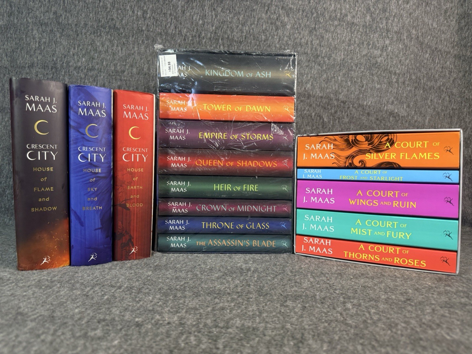 Sarah J Maas 16 Book Lot COMPLETE ACOTAR Crescent City HC Throne of Glass NEW