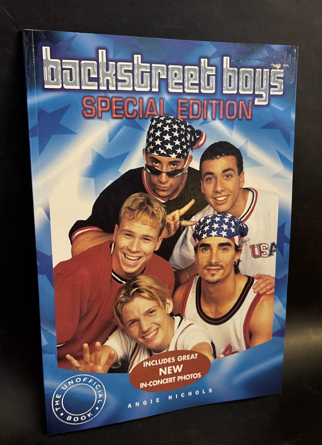 Vtg Backstreet Boys Special Edition Book By Angie Nichols ~ 32 Pages ~ 1999
