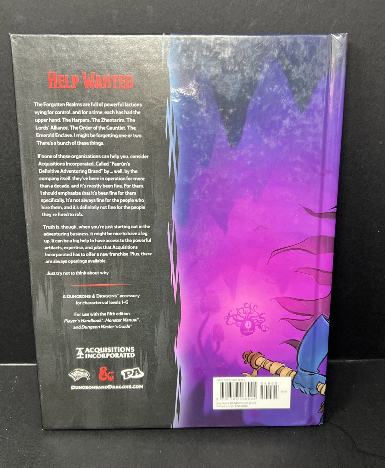DUNGEONS AND DRAGONS ACQUISITIONS INCORPORATED HARDCOVER