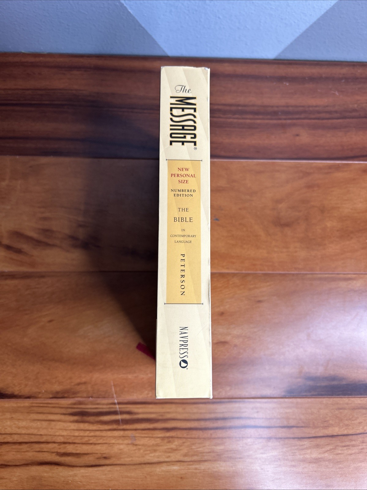 Message Bonded Leather Burgundy by Eugene H. Peterson (2008, Bonded Leather)