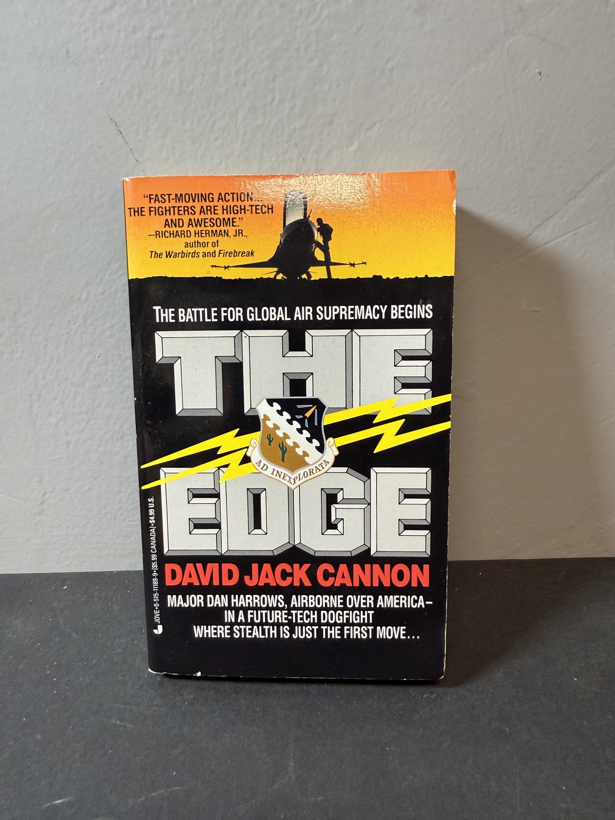 The Edge by David Jack Cannon – 1993 Jove Books Paperback – Military Aviation