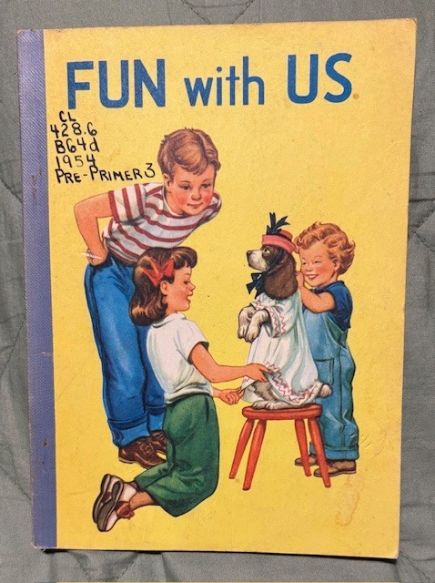 Vintage school reader: FUN WITH US (1954 paperback) by Guy Loraine Bond