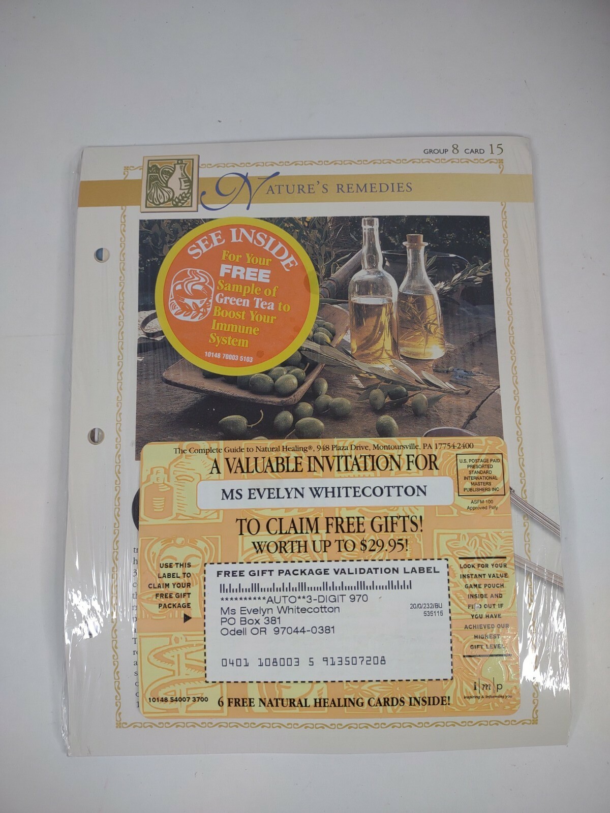 The Complete Guide to Natural Healing Nature’s Remedies Therapeutic Teas 6 pages