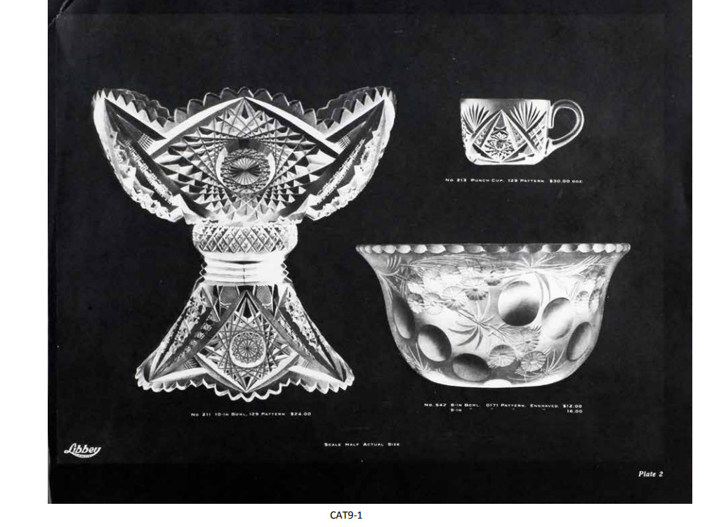 Libbey Redux American Brilliant Cut Glass & engraved catalog Amberina new in2019