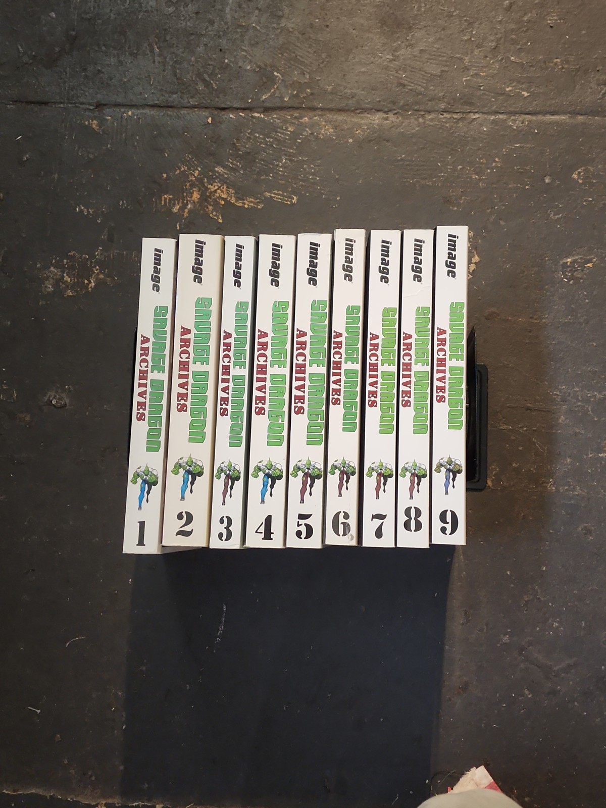 Set of 9 Savage Dragon Archives by Erik Larsen Volumes #1-9