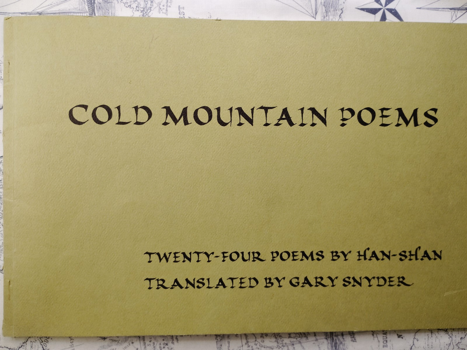 Han-Shan Gary Snyder Cold Mountain Poems 1972 Softcover 2nd Ed. Chinese Poetry