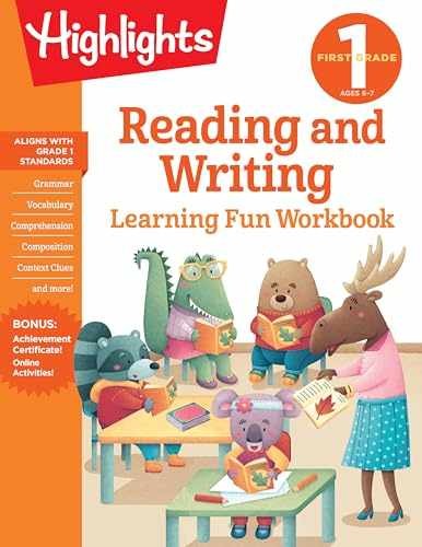 First Grade Reading and Writing (Highlights Learning – Paperback – Very Good o