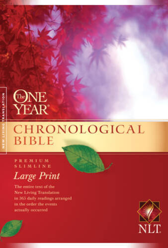 The One Year Chronological Bible NLT, Premium Slimline Large Print – ACCEPTABLE