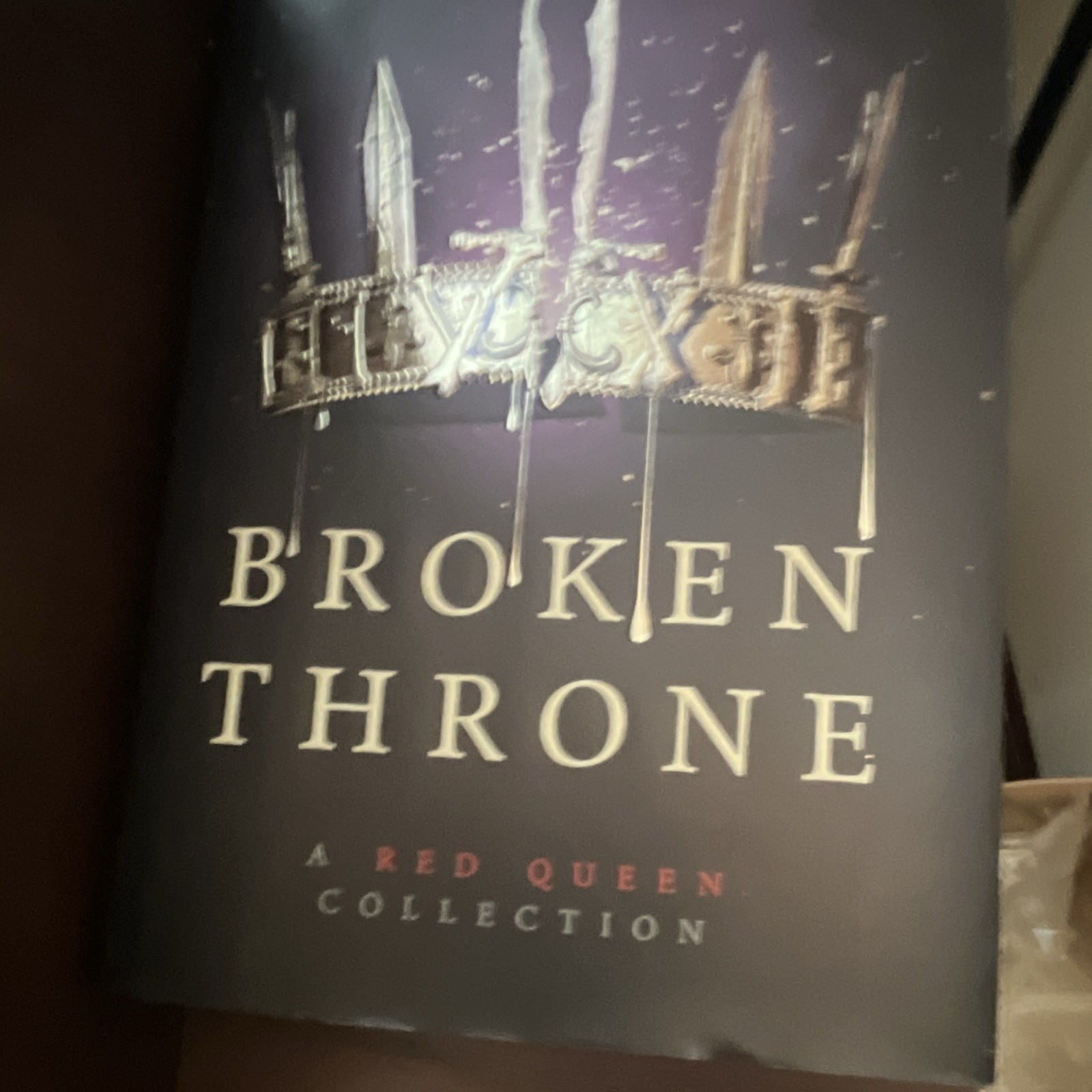Victoria Aveyard Broken Throne Red Queen Collection Hardcover w/ Dust Jacket
