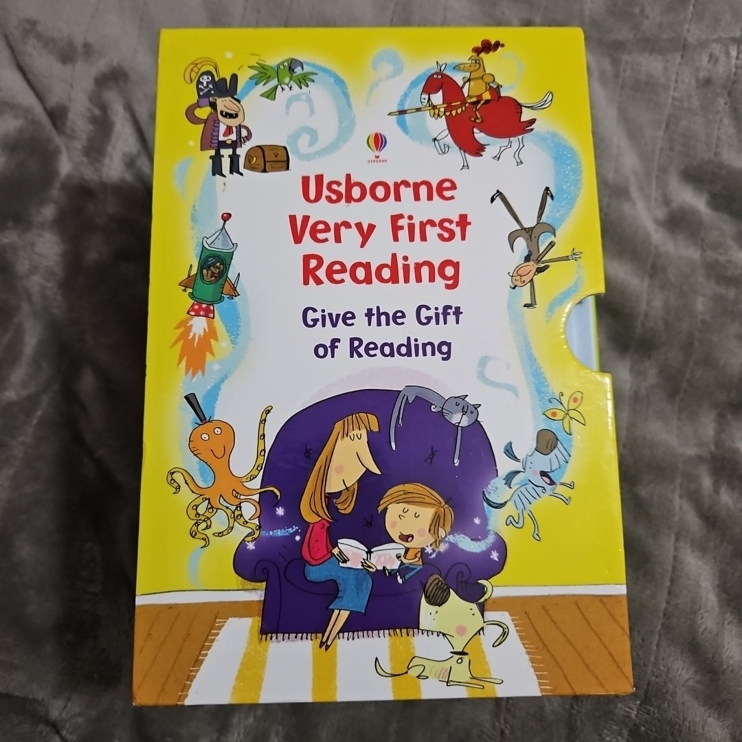 Very First Reading Box Set 15 Hardcover Books by Usborne Books New, Open Box