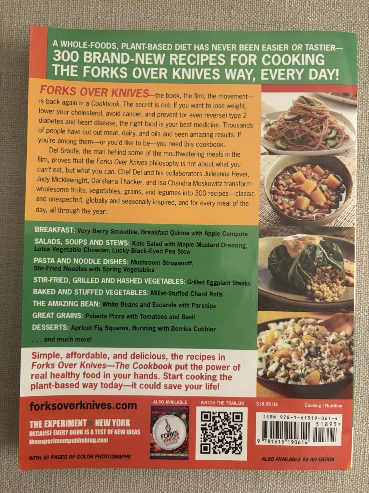 Forks Over Knives Cookbook Del Sroufe Isa Moskowitz Paperback Illustrated