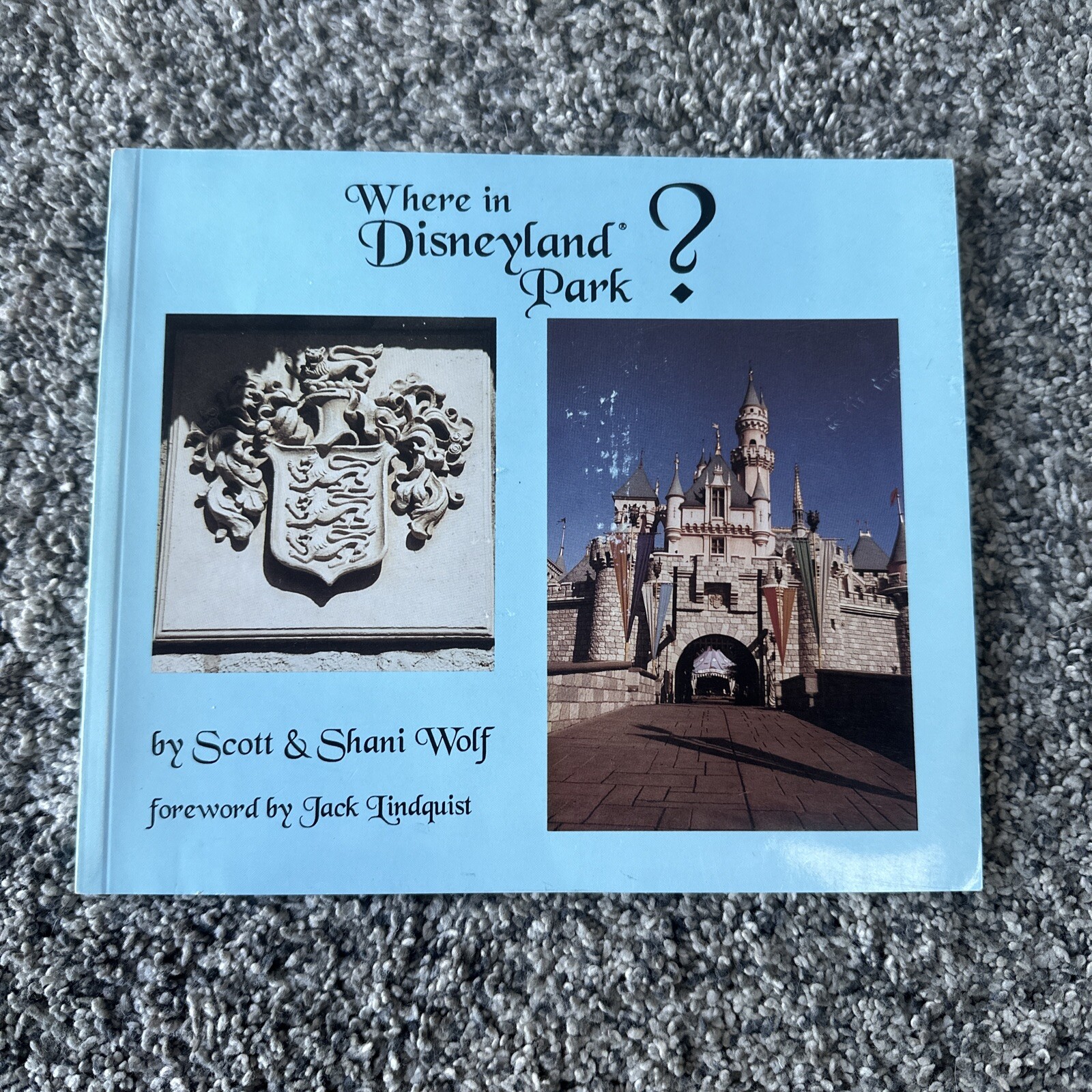 Where in Disneyland Park Book Paperback 62 Pages 1994