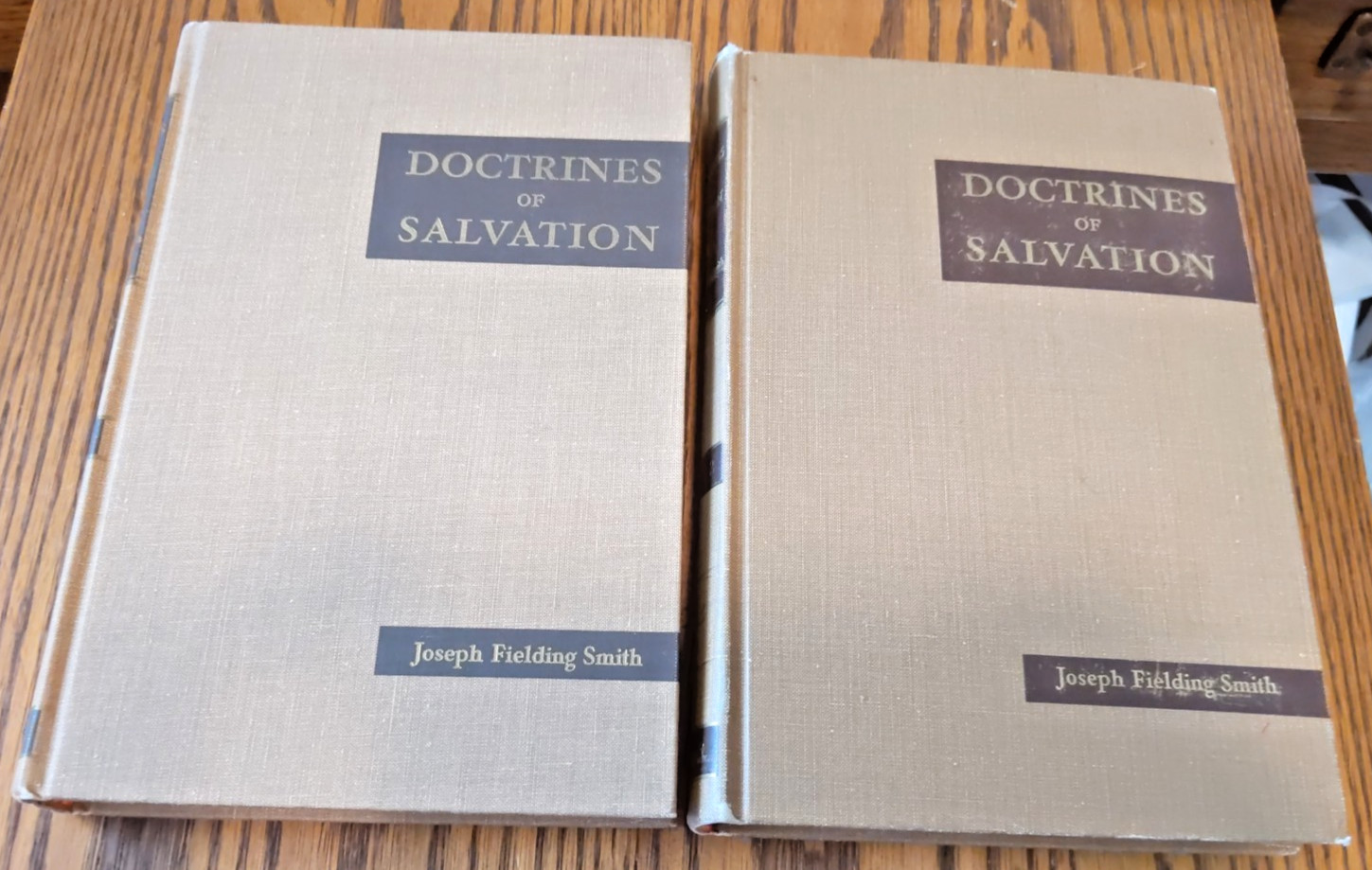 LDS MORMON VINTAGE DOCTRINES OF SALVATION VOLS. 1 & 2 JOSEPH FIELDING SMITH HC