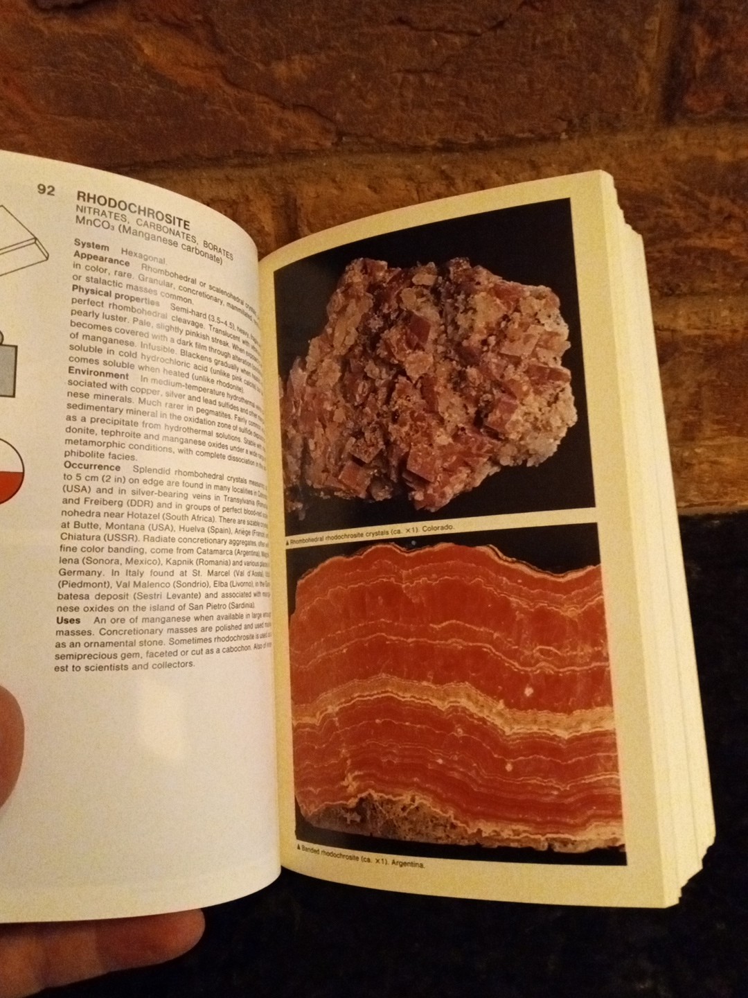 1978 Simon & Schuster’s Guide to Rocks and Minerals Softcover Book