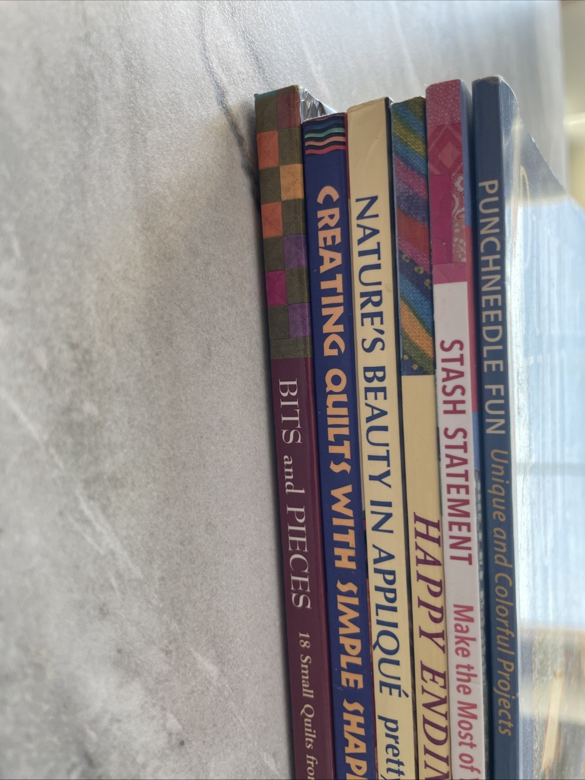 6 Quilting Books SC HC Martingale & Company Unique Colorful Projects Punchneedle
