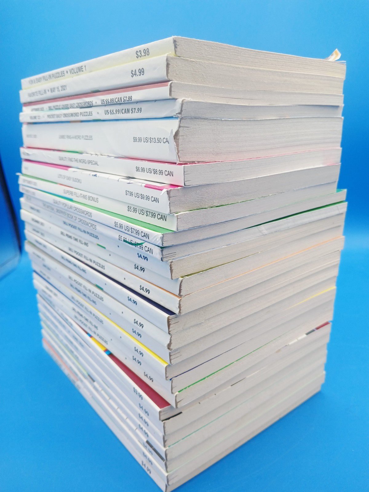 Lot of 26 New Penny Press, Kappa, Dell Word Search Puzzle Books.