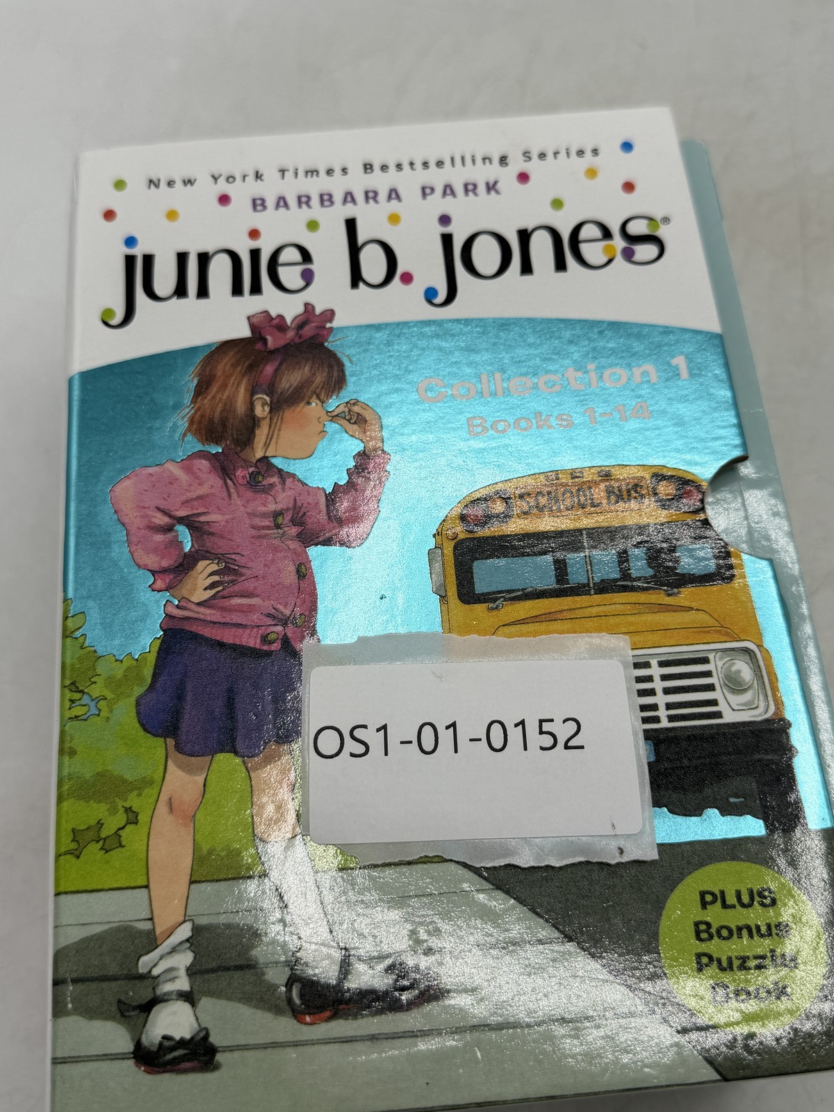 Junie B. Jones Collection 1 Box Set 12 Books + Puzzle Books Barbara Park