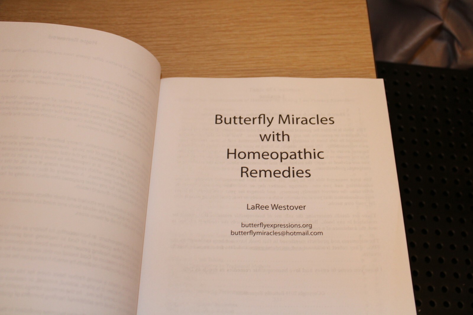 Butterfly Miracles with Homeopathic Remedies : Empowering Yourself by LaRee West