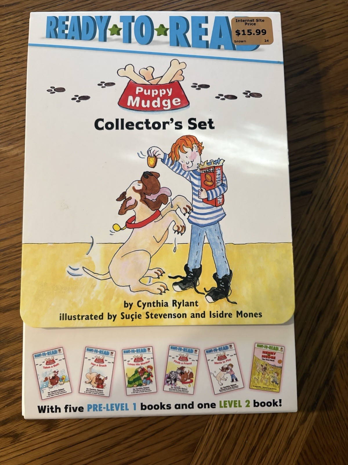 READY TO READ Puppy Mudge Collector’s Set : 6 PB BOOKS MINT