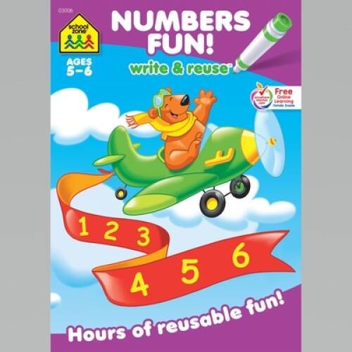 Numbers Fun! Write & Reuse Workbook – Paperback By Joan Hoffman – GOOD