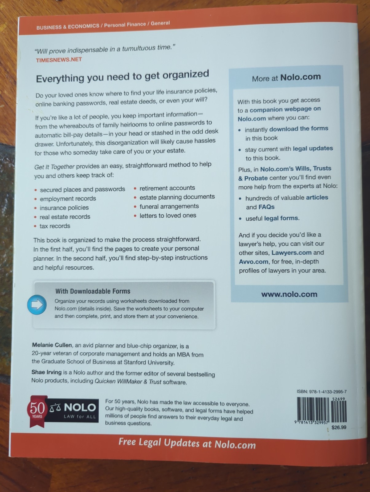 Lot 2 Books Get It Together & The only Estate Planning Book You’ll Ever Need