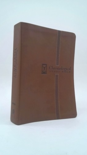 The Chronological Study Bible: New King James Version Brown Leathersoft