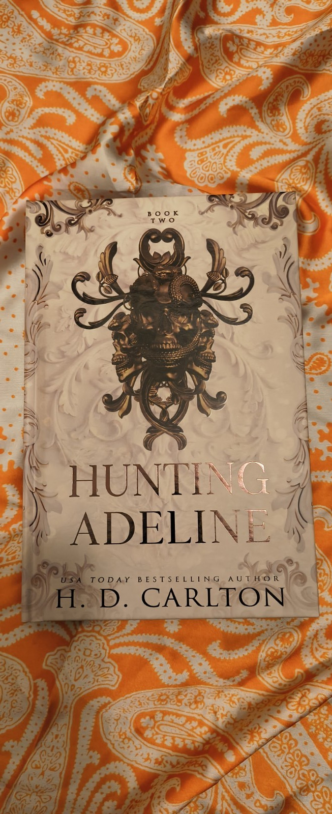H. D. Carlton Hunting Adeline (Cat and Mouse Duet) Signed Hardcover Thriller